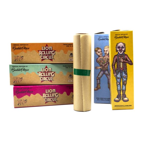 Parchment Paper Lion Rolling Circus