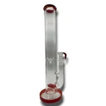 bong doble inline rojo