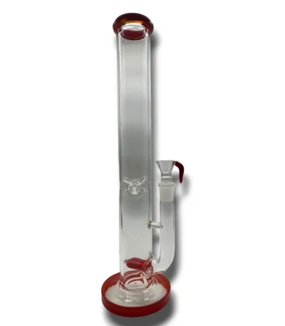 bong doble inline rojo