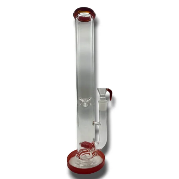 bong doble inline rojo