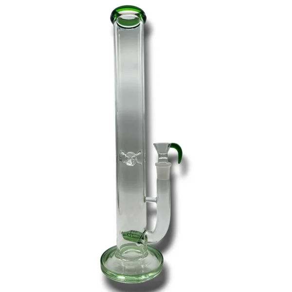 bong doble inline verde