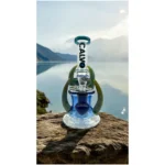 Blue Four Horn Rig Bong / Calvo Glass - Imagen 6