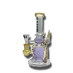 Yellow Four Horn Rig Bong / Calvo Glass - Imagen 4