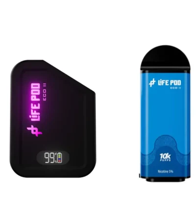 life pod eco pod kit ii blue razz