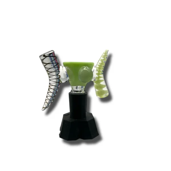 Bowl o Boquilla 14MM Doble Cuerno Verde