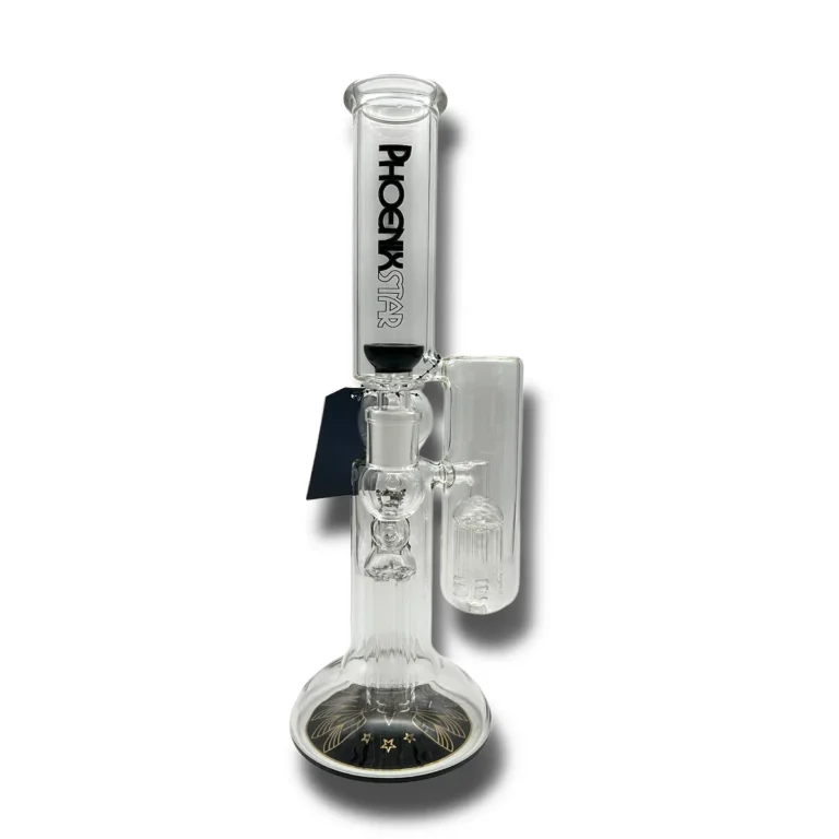 bong doble chamber phoenix negro