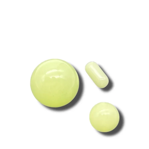 Set de perlas marble Verdes