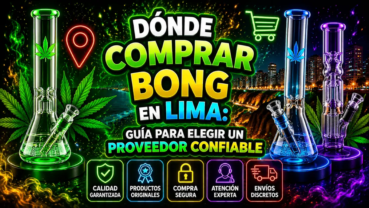 donde comprar bong en Lima