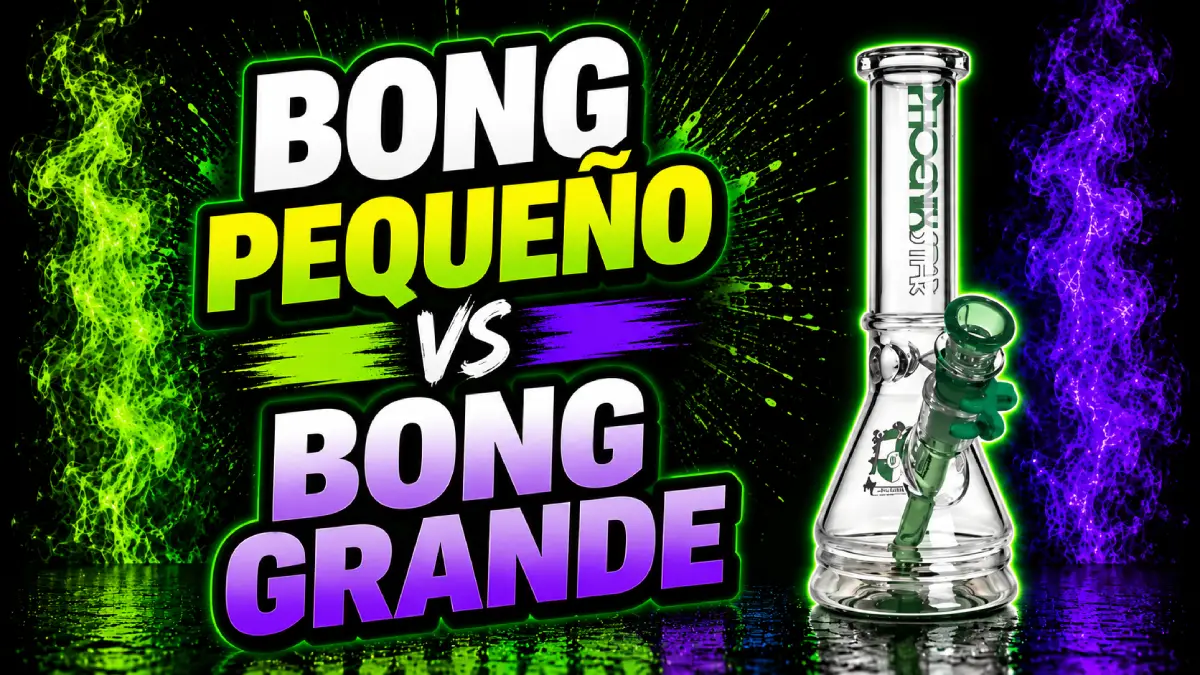 Bong pequeño vs bong grande: ¿cuál comprar?