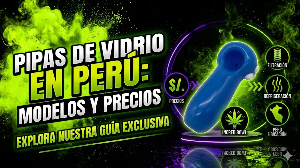 pipas de vidrio Lima