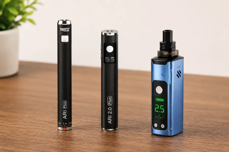 Yocan Ari Plus, Yocan Ari 2.0 Plus y Yocan Nestor